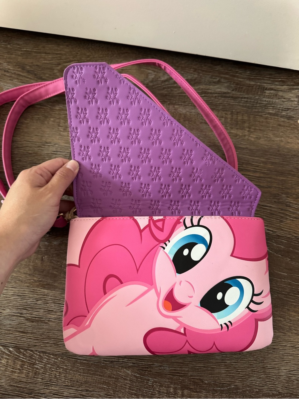 Loungefly Pink My Little Pony Character Crossbody Bag - Picture 6 of 6